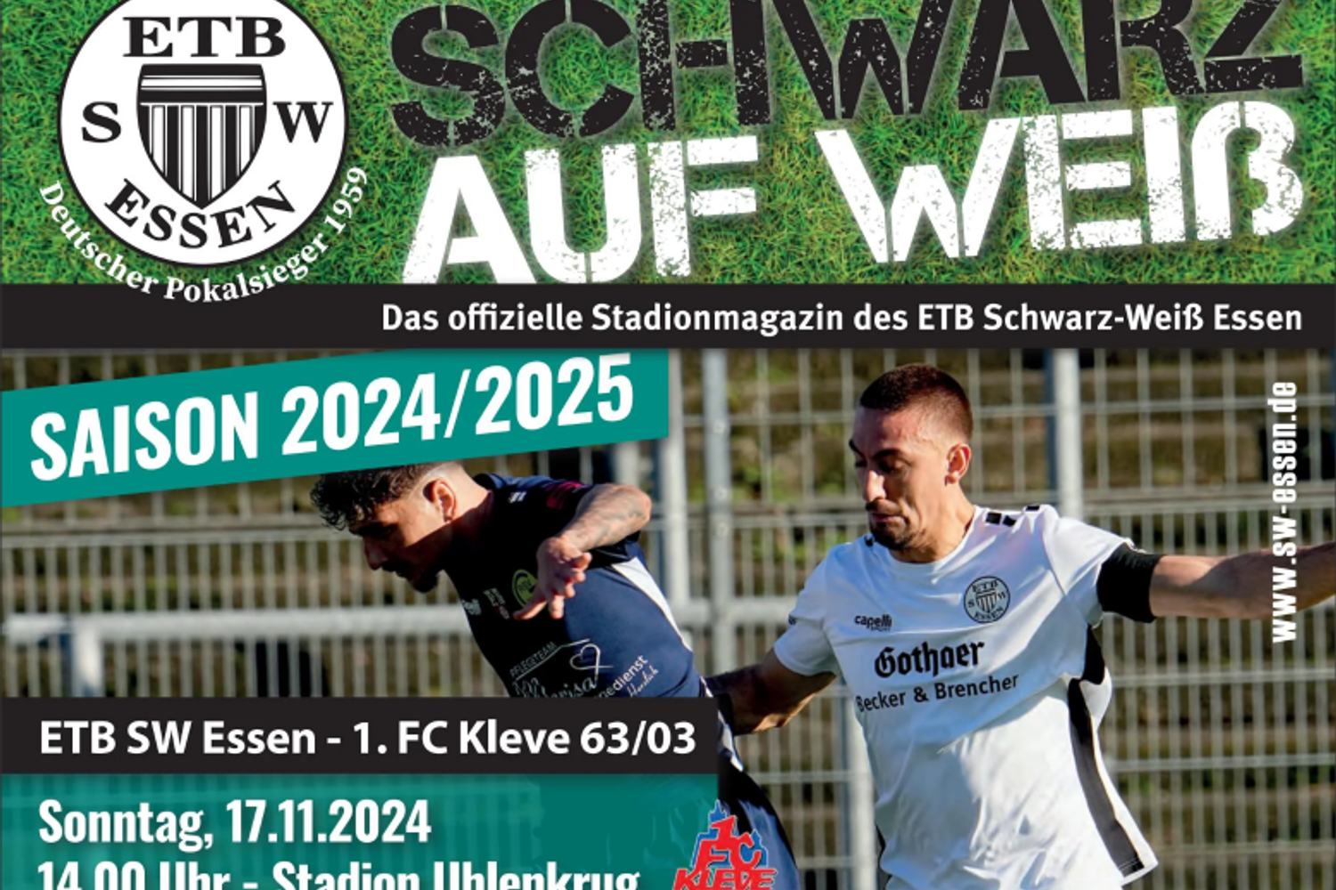 Das neue ETB-Stadionmagazin ist online